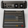22 Mixer audio amplificat TUM PPM-1208, 2×650W, Bluetooth, USB, efecte DSP
