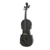 Vioara clasica din lemn Marime 4/4, Negru, toc inclus