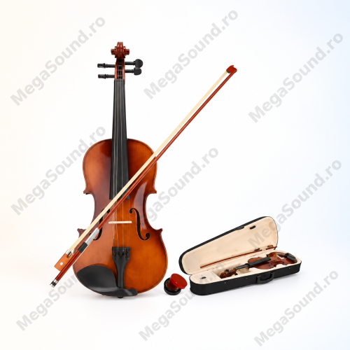 Set Vioară cu Arcuș și Toc de Transport – Pachet Complet