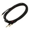Cablu jack stereo 3,5 mm / 2 jack mono 6,3 mm