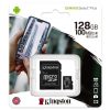 sdcs2-128gb-1 Memory Card microSDXC Kingston Canvas Select Plus 128GB, Class 10, UHS-I U1, V10, A1 + Adaptor SD