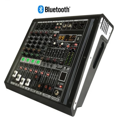 Mixer audio profesional cu amplificare putere 2x250 W