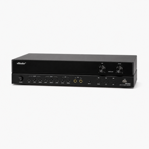 Amplificator Audio Vlliodor KB309U, 2×115W RMS, Bluetooth, USB, FM, Karaoke