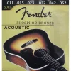 Set corzi chitara acustica Fender, bronz