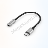 Cablu adaptor USB-C tată – Jack 3,5 mm mamă Krüger&Matz, 17,5 cm