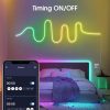 Bandă LED Neon RGB-Magic  5 Metri, Control Smart și Efecte Dinamice