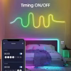 Bandă LED Neon RGB-Magic  5 Metri, Control Smart și Efecte Dinamice