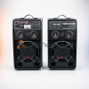 Set 2 Boxe Active AT Performance AT-284, 1500W PMPO, Difuzoare 12”, Bluetooth, USB/MP3, AUX, Karaoke, Microfon Wireless și Telecomandă