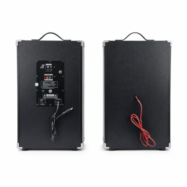 Set 2 Boxe  Active AT Performance AT-284, 1500W PMPO,12 Inch, Bluetooth, USB, AUX, Karaoke