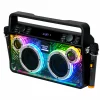 1ba1c6b1-8817-428c-91a3-c28dae1d1014 Boxa Portabilă Karaoke KOLAV D2661 X-BASS cu Bluetooth 5.2, 2 difuzoare de 6 inch, 2 microfoane wireless, lumini RGB LED, USB, TF Card, AUX, telecomandă și acumulator 4000mAh