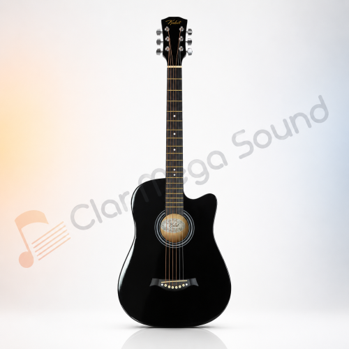 Chitară acustică Kabat 4/4 cu cutaway, 6 corzi, neagră