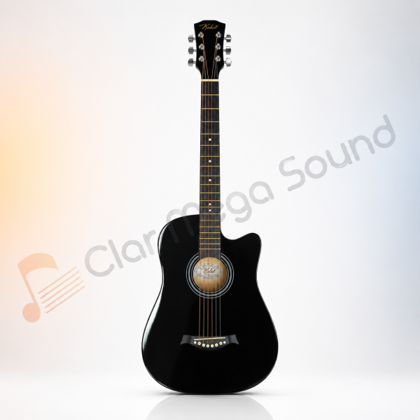 Chitară acustică Kabat 4/4 cu cutaway, 6 corzi, neagră