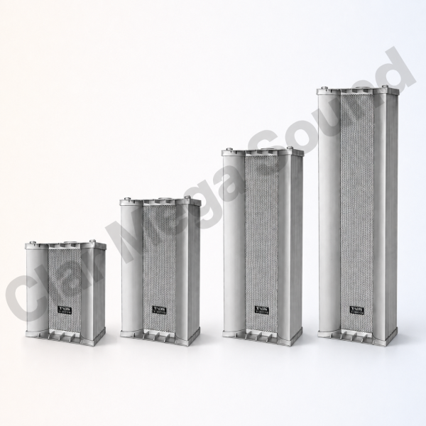 Boxă Coloană TADS DS‑50A, 50W, Linie 70–100V, 5 Difuzoare de 104 mm