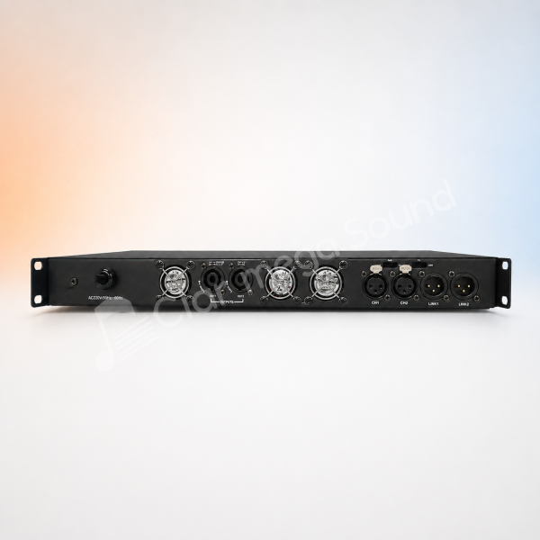 DN-208 CLR 6 Amplificator profesional DN‑208, 2 × 1200 W/4Ω, Clasa D, Bridge 3200 W