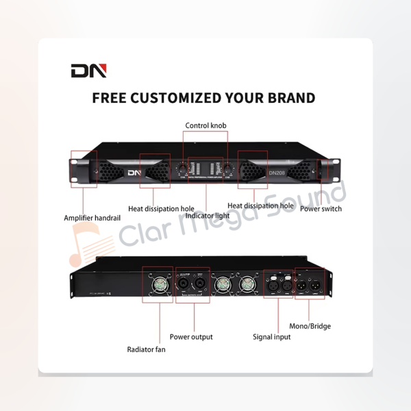 dn208-01-prezentare-fata-spate Amplificator profesional DN‑208