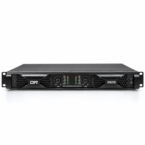 Amplificator Profesional DN-218, Clasa D, 2 Canale, 2×1800W RMS / 8Ω, 2×2900W RMS / 4Ω, PFC